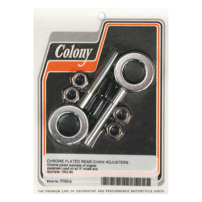 Colony Oem Style Axle Adjusters for 54-78 XL