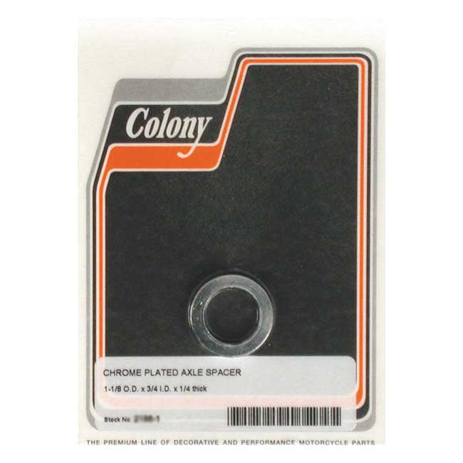 Colony Univ. Axle Spacer 1/4 Inch Long for Multifit