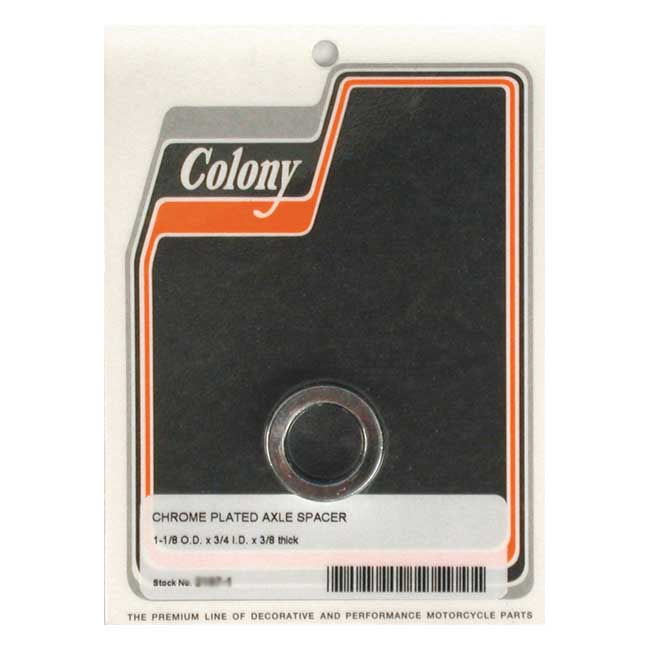 Colony Univ. Axle Spacer 3/8 Inch Long for Multifit