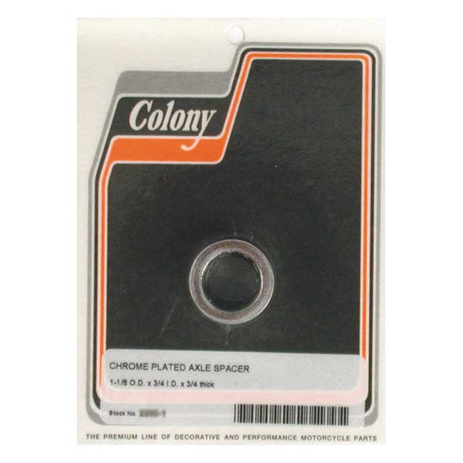 Colony Univ. Axle Spacers 3/4 Inch Long for Multifit