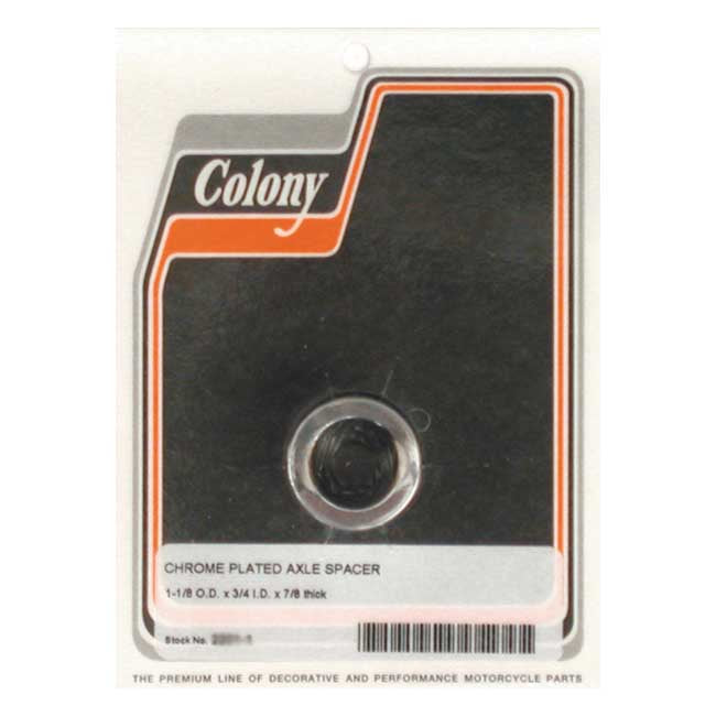 Colony Univ. Axle Spacers 7/8 Inch Long for Multifit