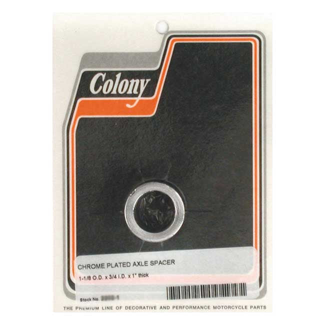 Colony Univ. Axle Spacers. 1 Inch Long for Multifit