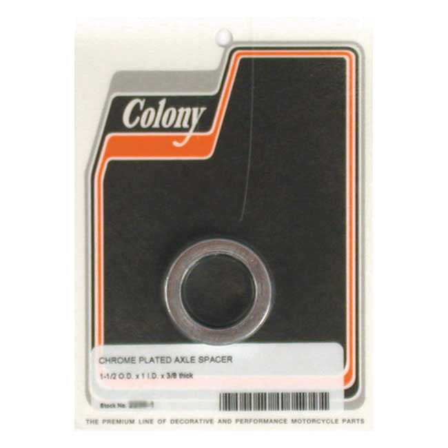 Colony Univ. Axle Spacers 3/8 Inch Long for Multifit
