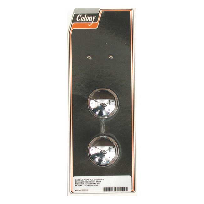 Colony Rear Axle Nut Covers – 1984–2006 SOFTAIL