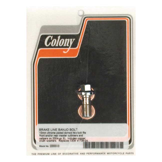 Colony Banjo Bolts, 10mm X 1.25