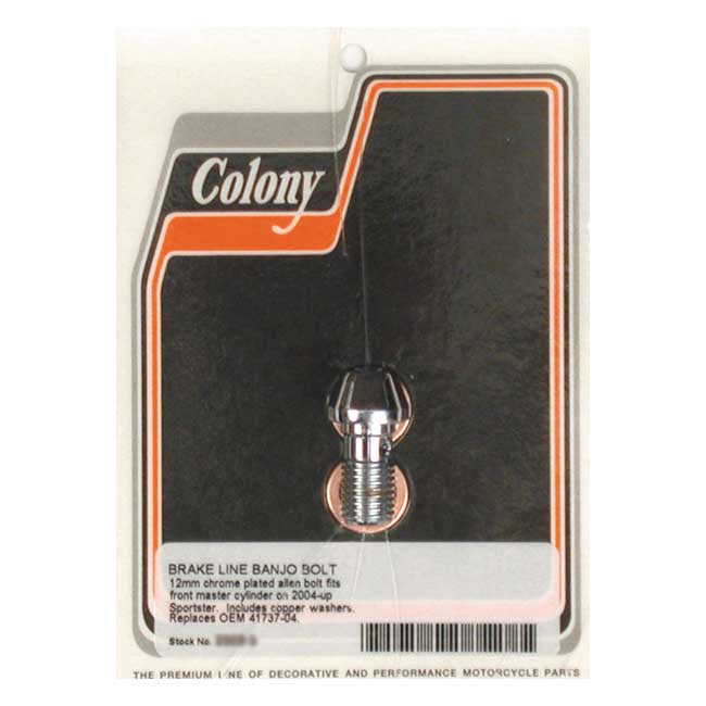 Colony Banjo Bolts, 12mm X 1.5