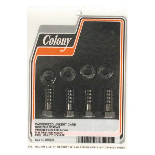 Colony Linkert Carb Mounts Screws
