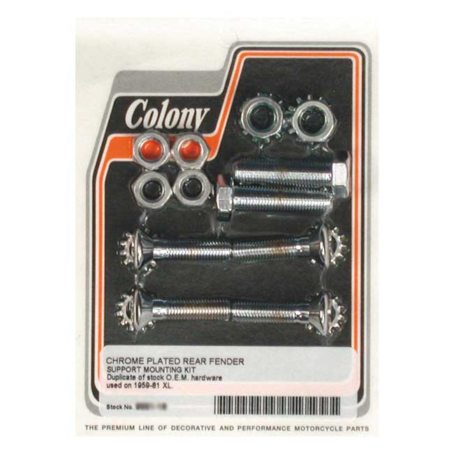 Colony Rear Fender Mount Kit for 59-81 XL