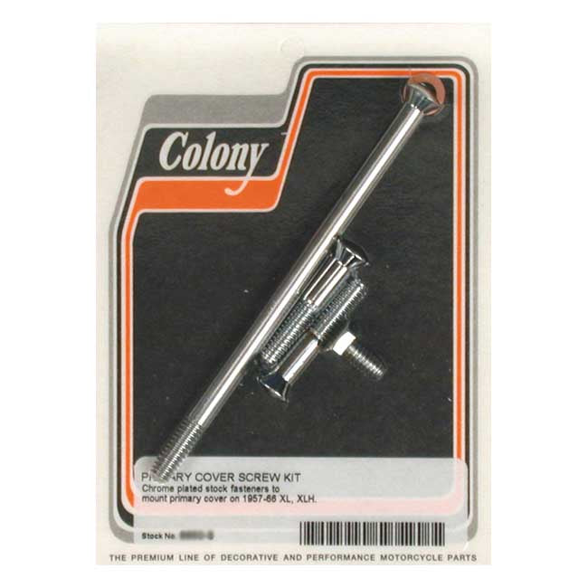 Colony Primary Mount Kit Allen Head, Chrome for 57-66 XL, XLH