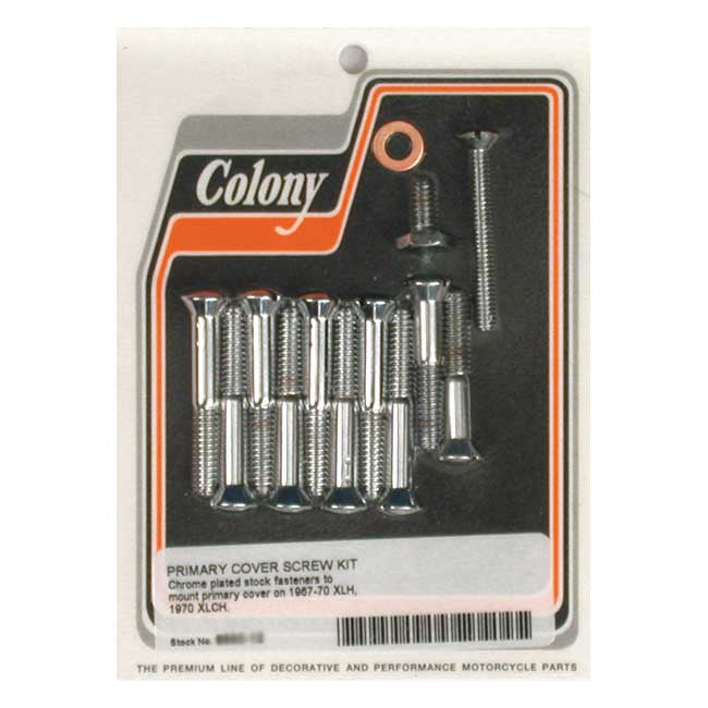 Colony Primary Mount Kit Allen Head, Chrome for 67-70 XLH; 1970 XLCH