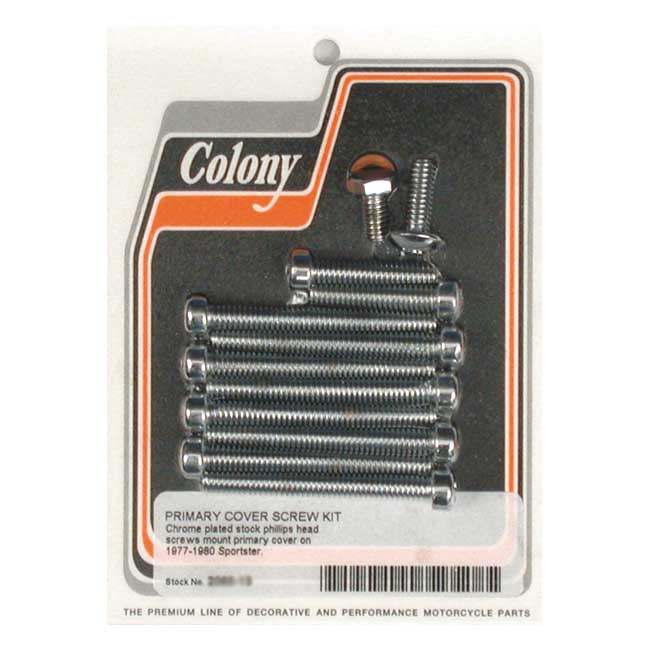 Colony Primary Mount Kit Allen Head, Chrome for 77-80 XL