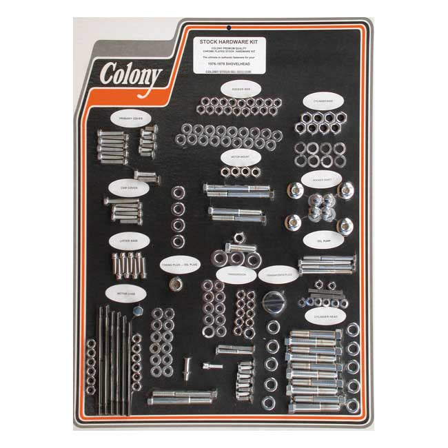 Colony Motor Screw Set for 76-78 Shovel