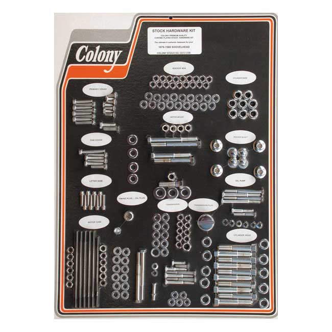 Colony Motor Screw Set for 79-80 Shovel