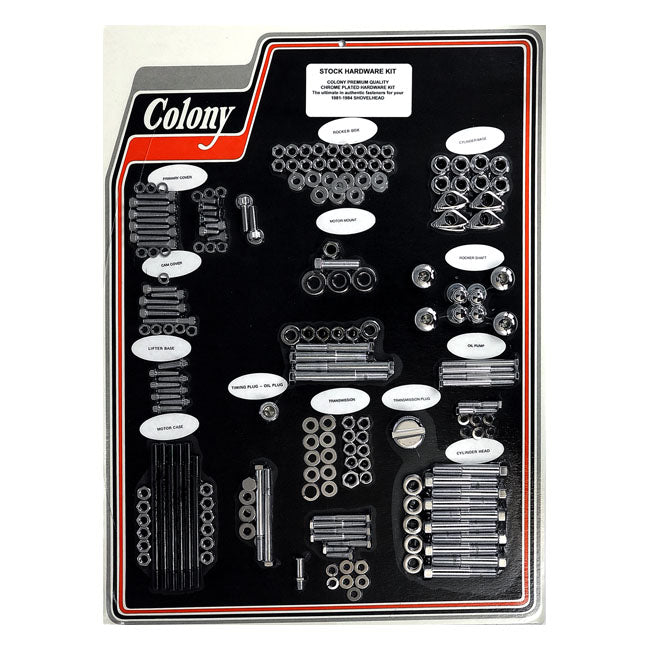 Colony Motor Screw Set for 81-84 Shovel