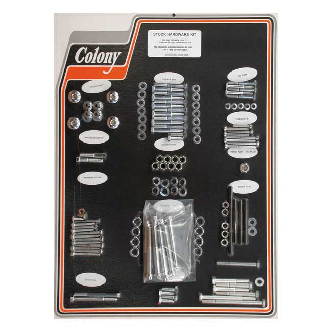 Colony Motor Screw Set for 74-76 XL Models