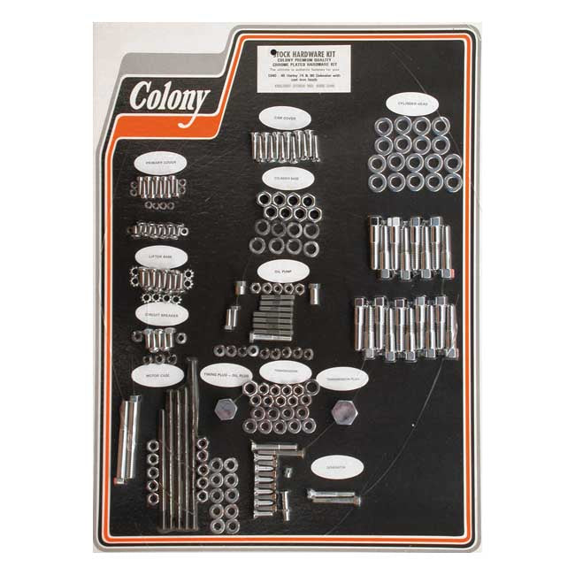 Colony Motor Screw Set for 40-48 74"/80" U Models With Cast Iron Heads