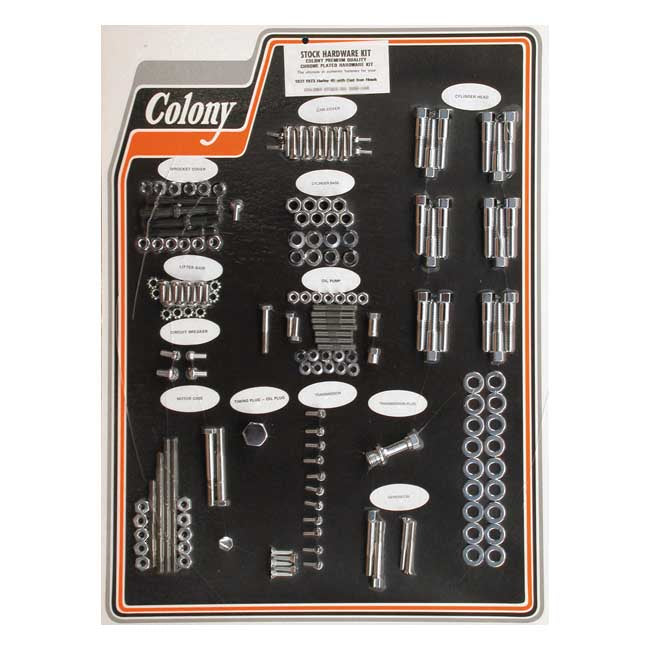 Colony Motor Screw Set for 37-73 45" Sv With Cast Iron Heads