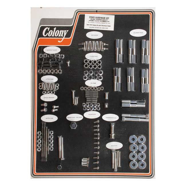 Colony Motor Screw Set for 37-73 45" Sv With Aluminium Heads