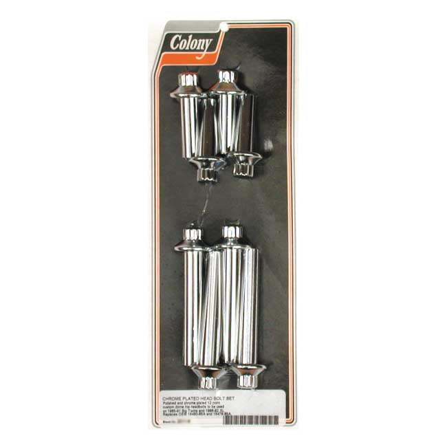 Colony Cyl Head Bolt Kit for L85-91 Big Twin; 86-91 XL