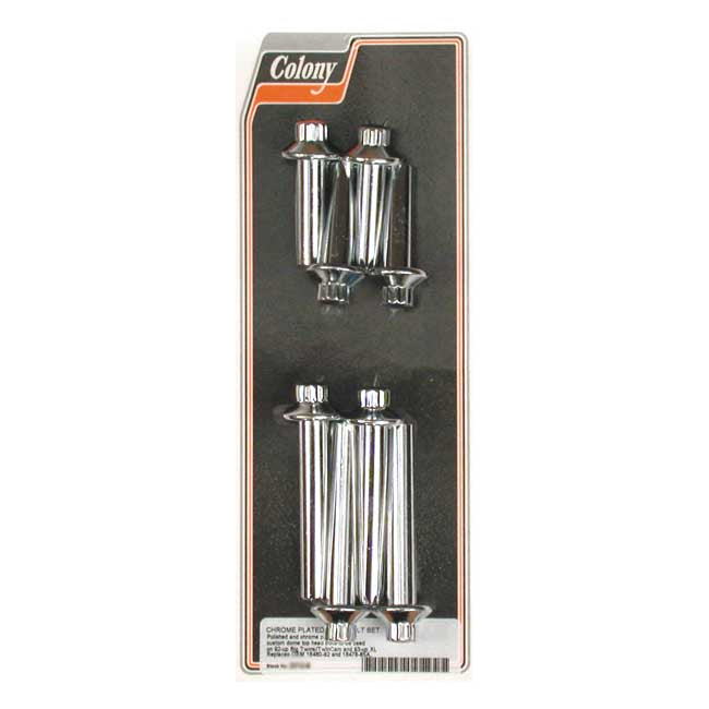 Colony Cyl Head Bolt Kit for 92-17 Big Twin (Excl. M8); 92-20 XL; 08-12XR1200