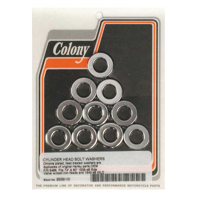 Colony Head Bolt Washer Set for 29-73 45" Sv . With Cast Iron Heads