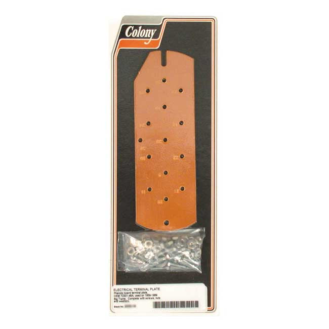 Colony Electrical Terminal Plate for 58-69 Big Twin