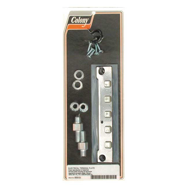 Colony Electrical Terminal Plate for 70-77 Big Twin