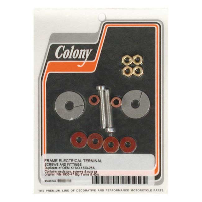 Colony Electrical Terminal Mount Kit for 36-47 Big Twin; 45" Sv
