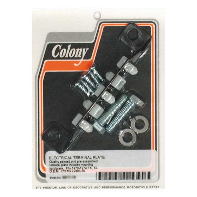 Colony Electrical Terminal Plate for 70-74 Big Twin