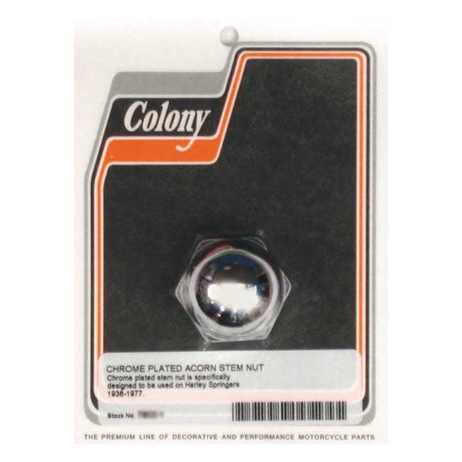Colony Fork Stem Nut, Acorn for 36-77 Big Twin