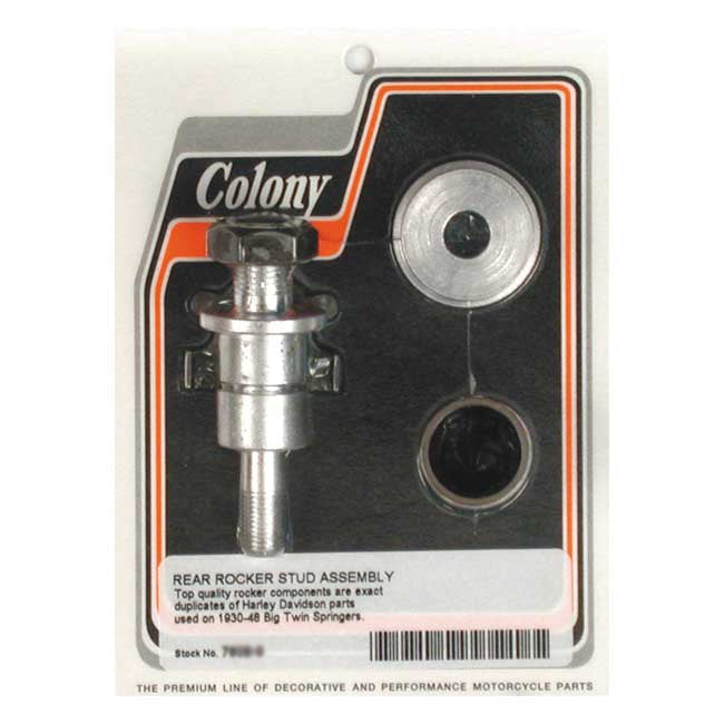 Colony Rear Rocker Stud Assy for 30-48 74" Big Twin