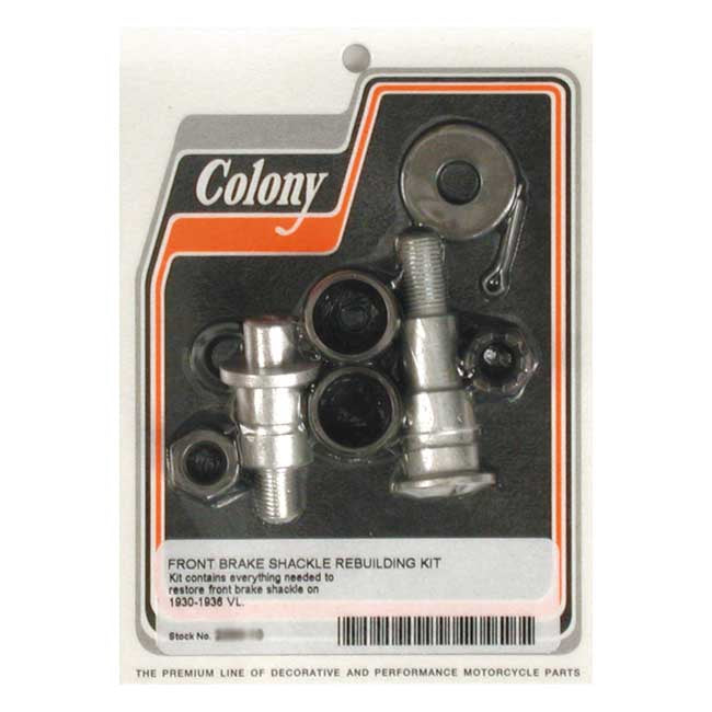 Colony Front Brake Shackle Rebuild Kit for 30-36 74" VL