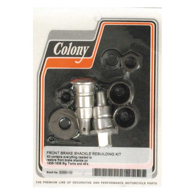 Colony Front Brake Shackle Rebuild Kit for 36-38 Big Twin, 45" Sv