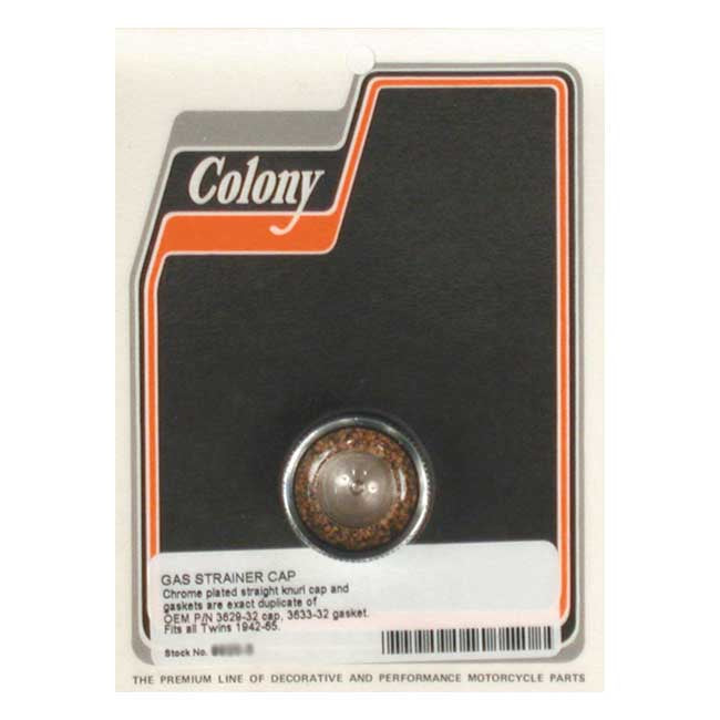 Colony Gas Strainer Cap for 42-65 Hd
