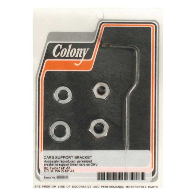 Colony Linkert Support Bracket for 41-53 Ohv Big Twin