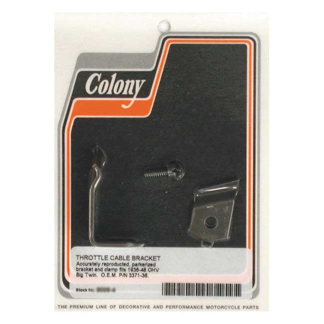 Colony Throttle Clamp for 36-48 Ohv Big Twin