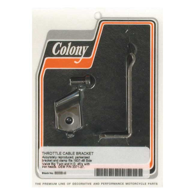 Colony Throttle Clamp for 37-48 Sv Big Twin