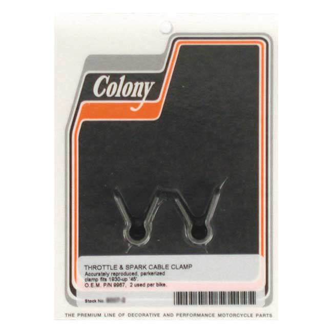Colony Throttle & Spark Cable Clamp for 30-52 45" Sv