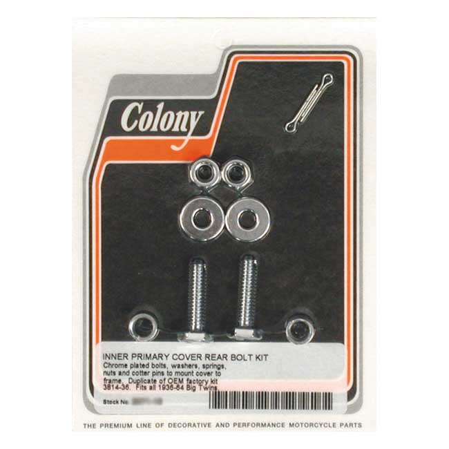 Colony Inner Prim. Cover Rear Mount Kit for 36-64 Big Twin