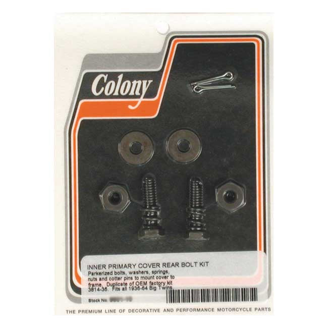 Colony Inner Prim. Cover Rear Mount Kit for 36-64 Big Twin