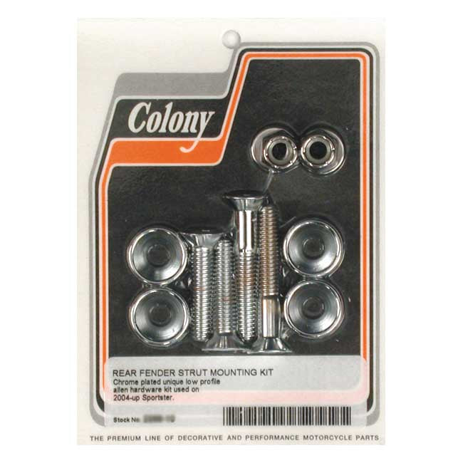 Colony, Fender Strut Mount Kit. Chrome for 04-06 XL