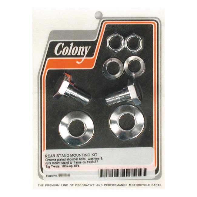 Colony Rear Stand Mount Kit for 38-57 Big Twin Ohv & Sv; 39-52 45" Sv