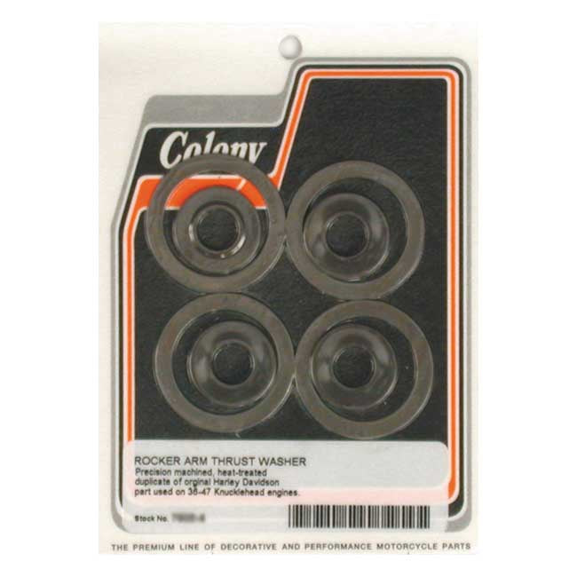 Colony, Knucklehead Rocker Arm Thrust Washer Kit for 36-47 Knucklehead
