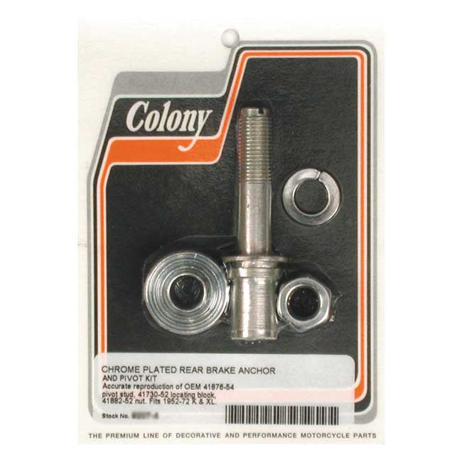 Colony Brake Anchor Pivot Bolt Kit for 52-72 K, KH, XL