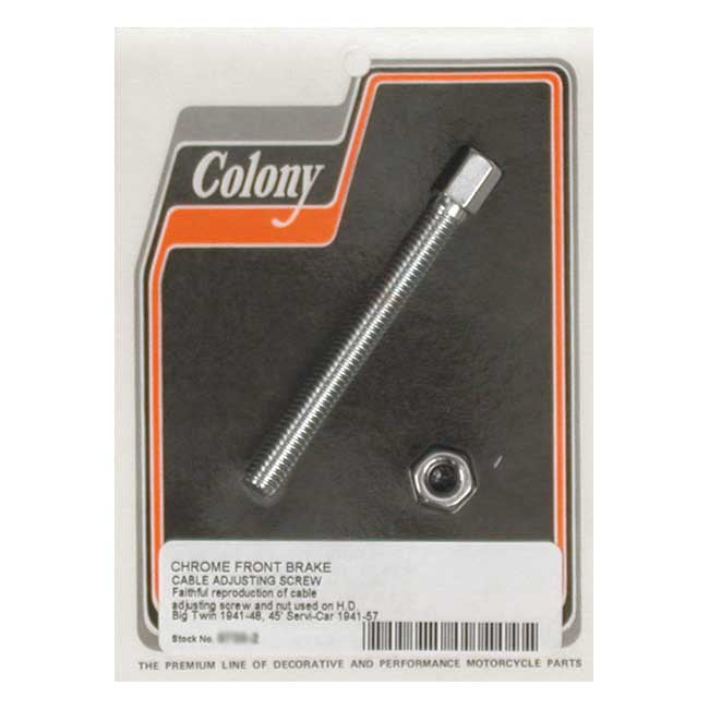 Colony Brake Cable Adjuster for 41-48 Big Twin; 41-57 45" Servicar