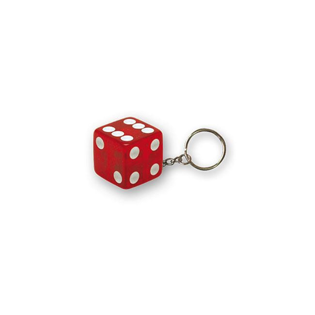 TRIKTOPZ DICE KEY CHAIN CLEAR RED - <br><br>Part #555526 - hogparts-uk.myshopify.com