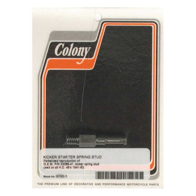 Colony Stud, Kickstart Return Spring for 41-63 45' Side Valves