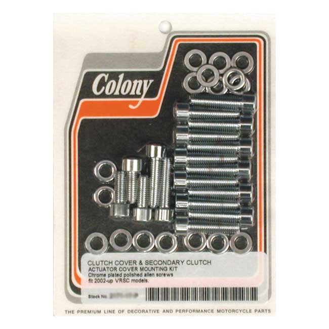 Colony Clutch Cover Mount Kit for 02-17 V-Rod