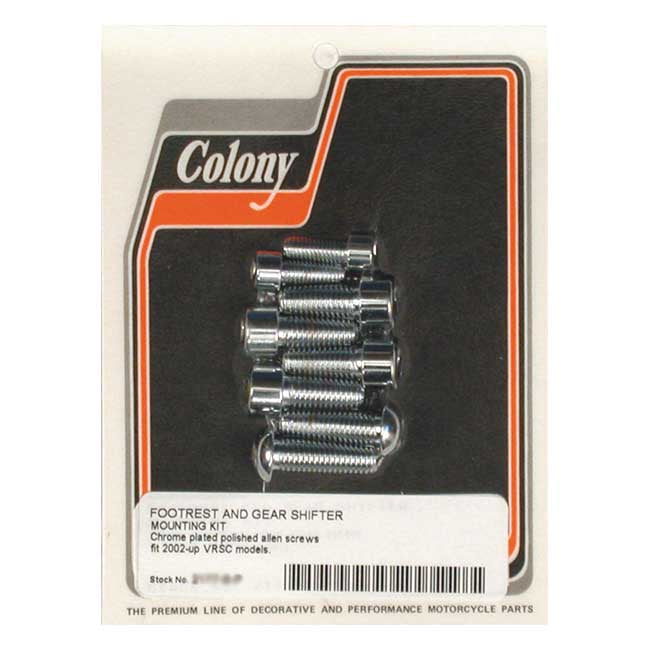 Colony Footrest & Gear Shifter Mount Kt for 02-17 V-Rod