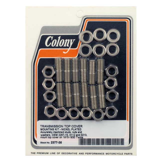 Colony Transm Top Cover Mount Kit for 1915-1930 H-D